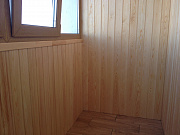 Отделка балкона деревянной вагонкой - фото 2